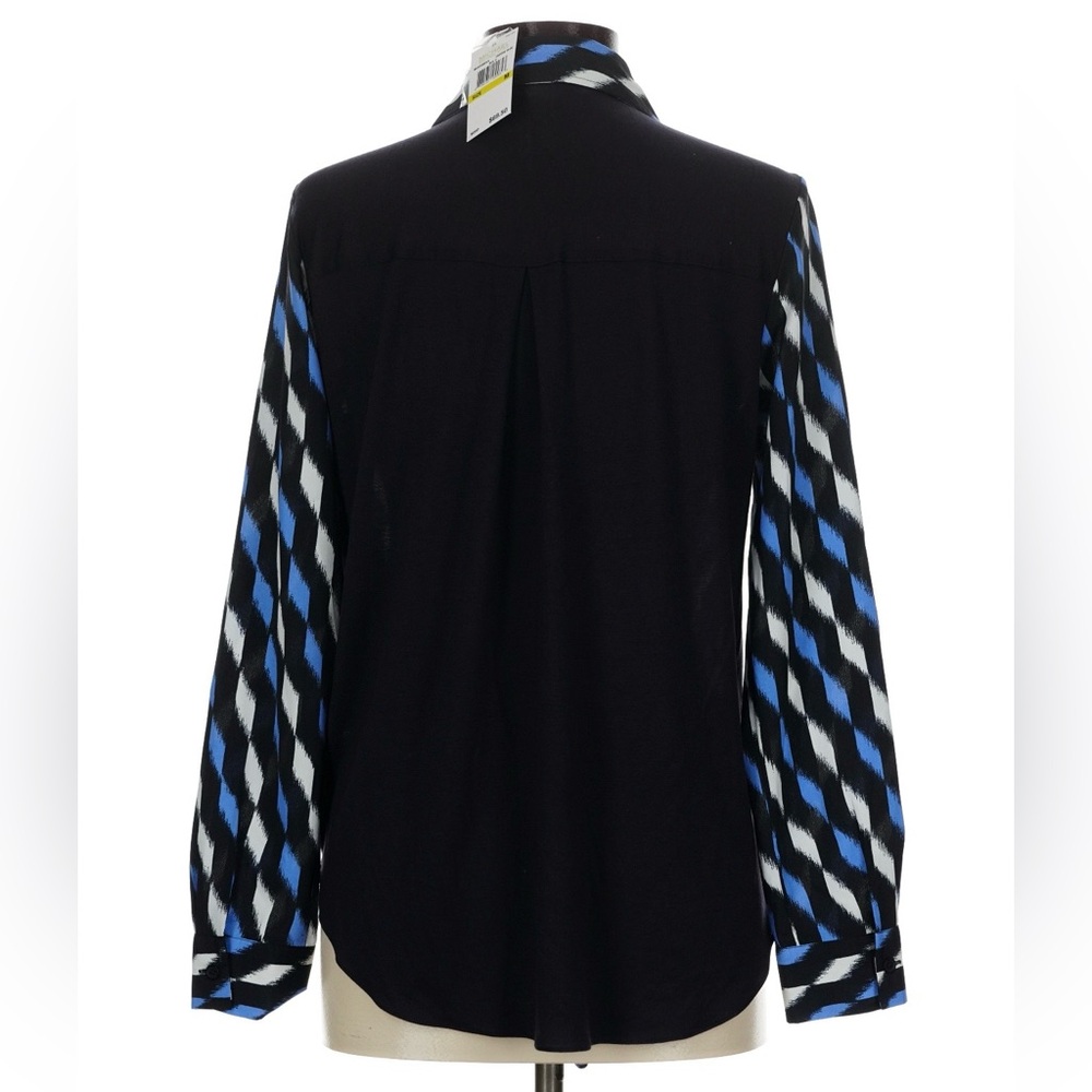 NWT Michael Kors Size M Long sleeve blouse - Picture 2 of 8